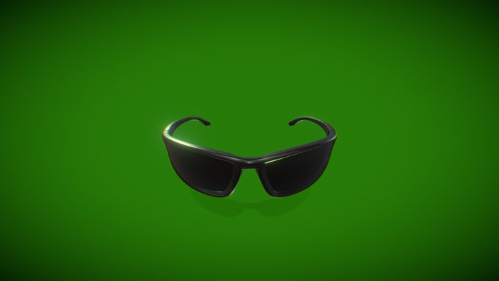 JHONNY CAGE GAFAS 3D Model