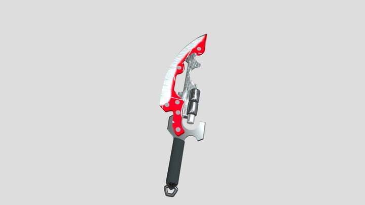 Brawlhalla Custom Sword - 1 3D Model
