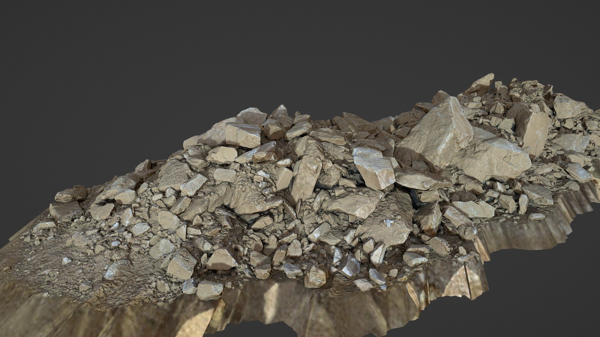pile of gravel Download Free 3D model by SibeYu [d39e598] Sketchfab