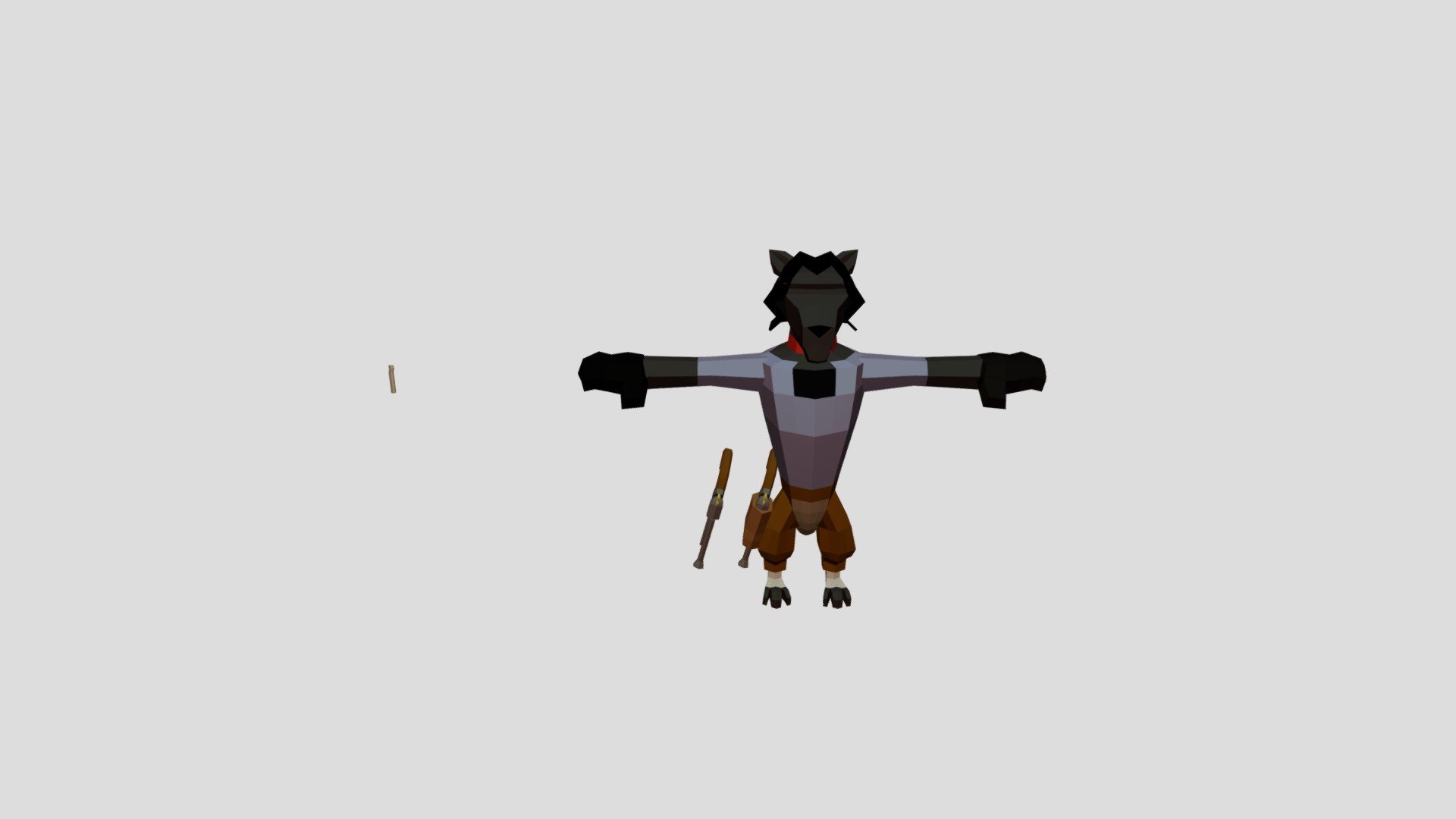 Lou, the Outlaw (Low-Poly)