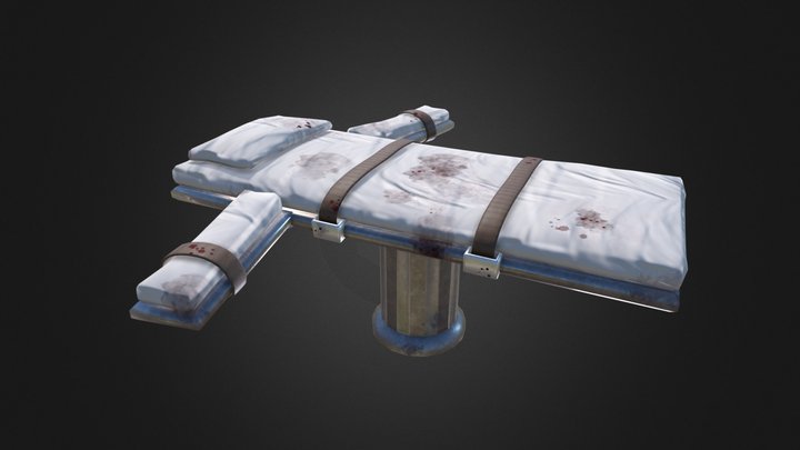 Bloody Torture Bench 3D Model
