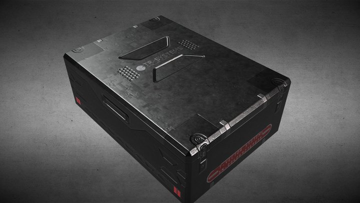Scifi Crate Project 3D Model