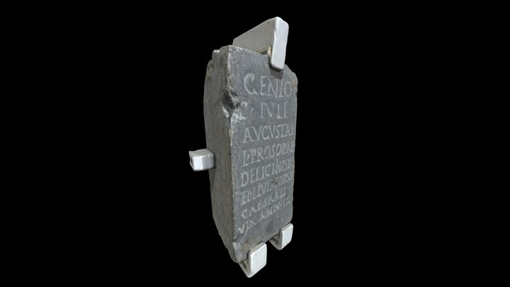 Stele iscritta 3D Model