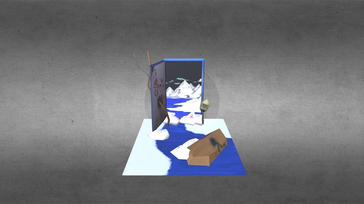 Waste door 3D Model