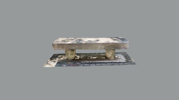 Stone Chair 3D Model