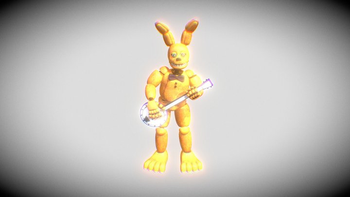 Spring Bonnie 3D Model