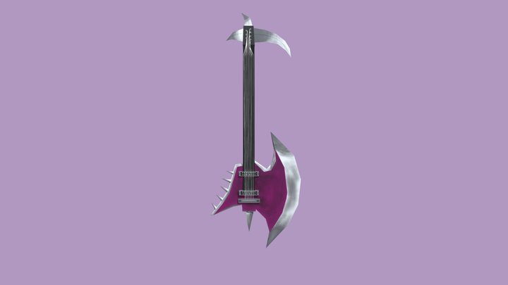 Axe Guitar 3D Model