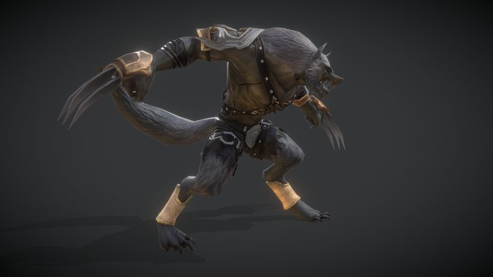 Werewolf C 3D Model