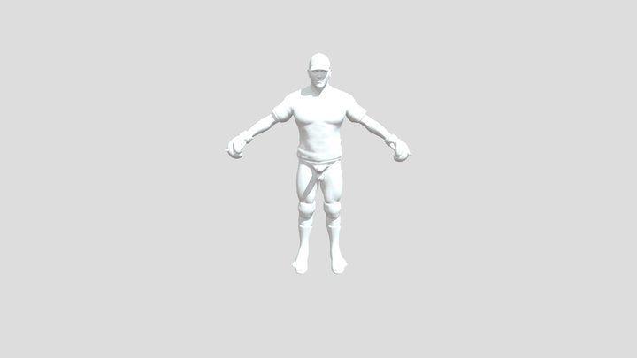 Randy Orton 3D Model