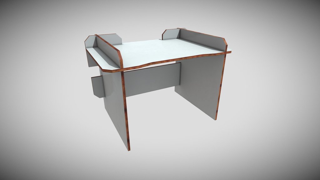 Plywood nomad desk