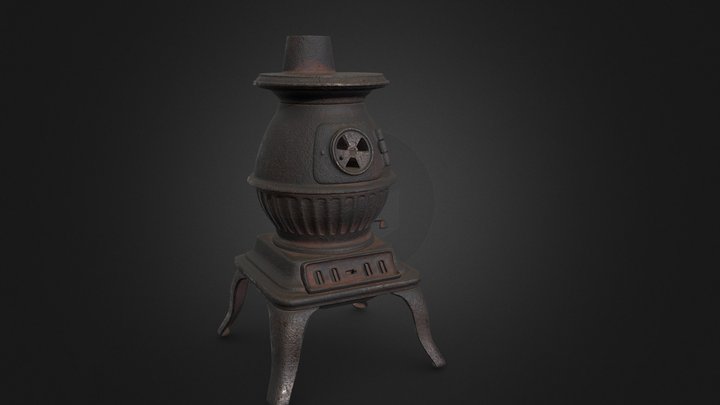 Potbelly stove 3D Model