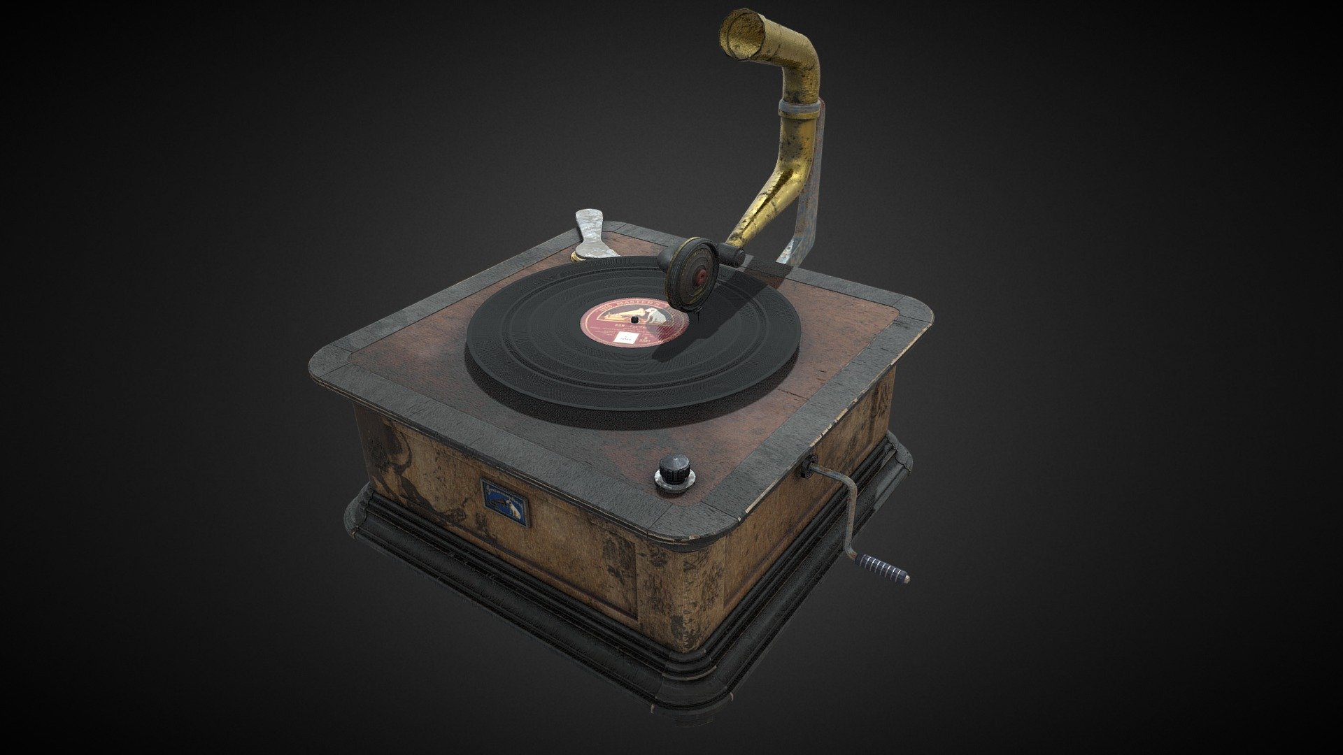 Unfinished Gramophone - Gustavo Carrillo — Sketchfab embed 3D viewer