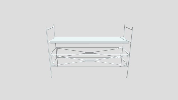 Steel Scaffolding Structure 3D Model