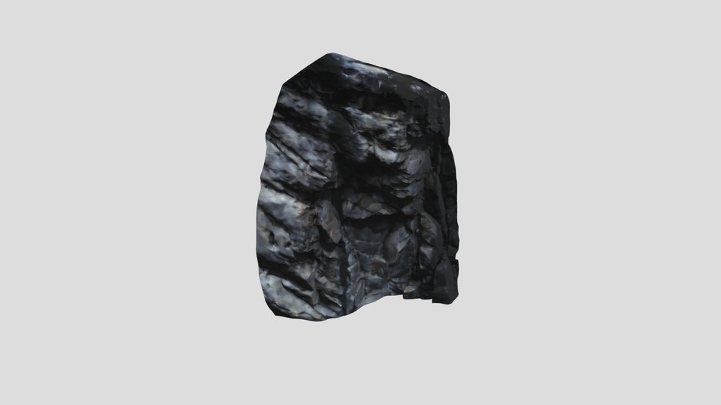 Low Poly Rocky Cliff 2