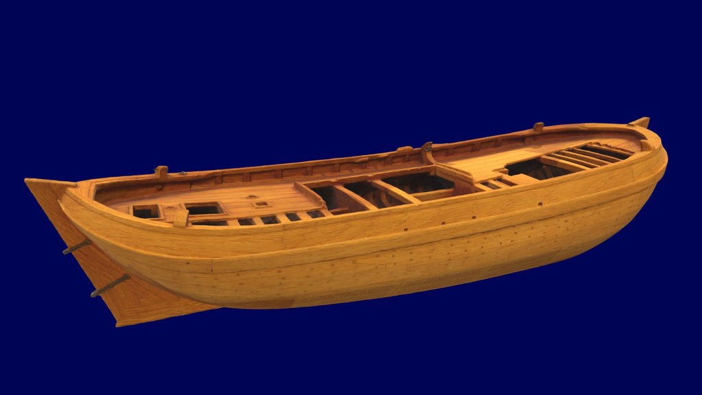 Reconstruction model of shipwreck, model H41OFL