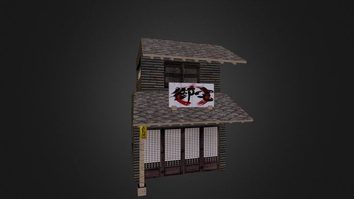 TattooShop(without Addon props) DAE EX1 3D Model