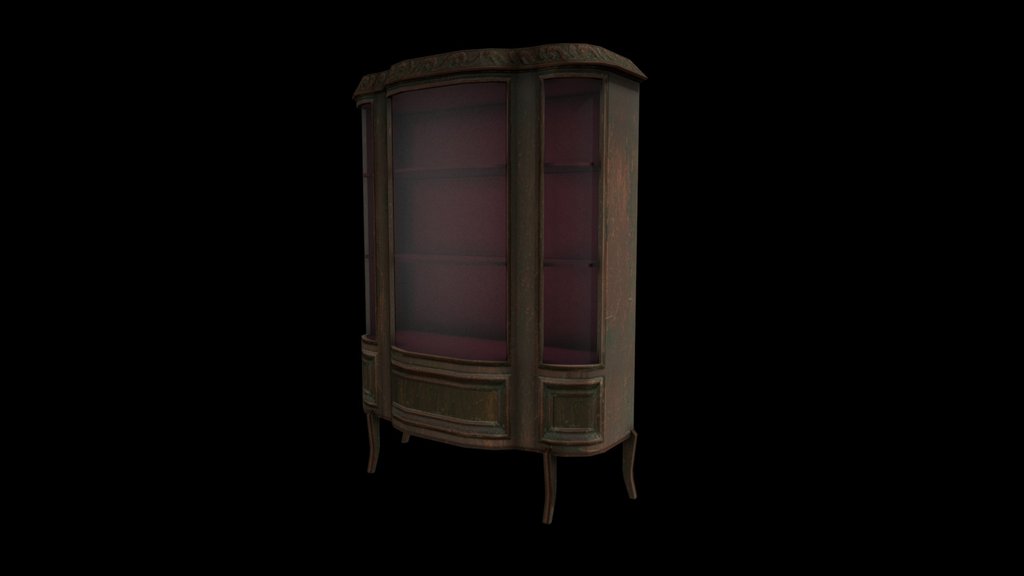 Low poly sideboard
