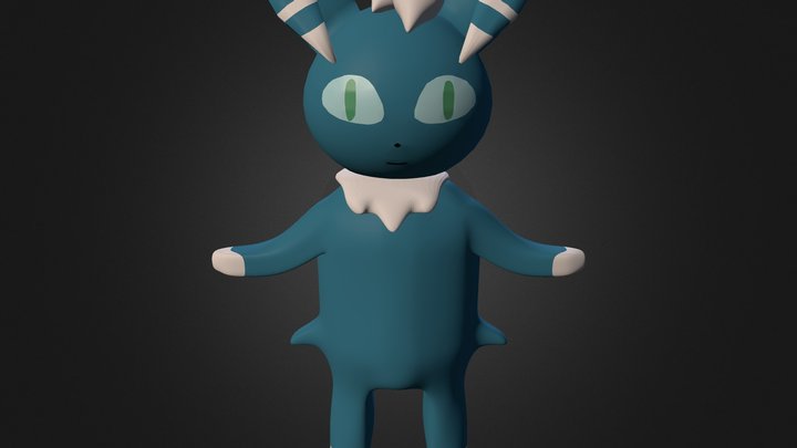 Meowstic 3D Model