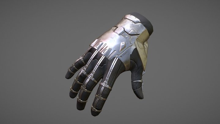 SciFi Gloves 3D Model