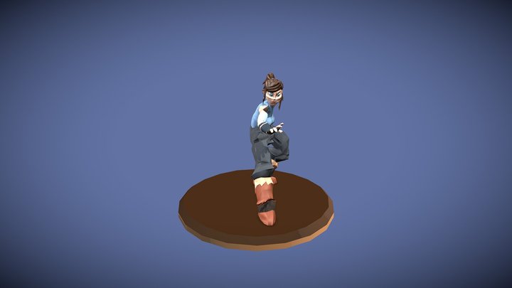 B2D1_Istace_Marion_Pose 3D Model