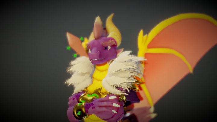 Fan-Art Artisan Spyro Reignited Trilogy 3D Model