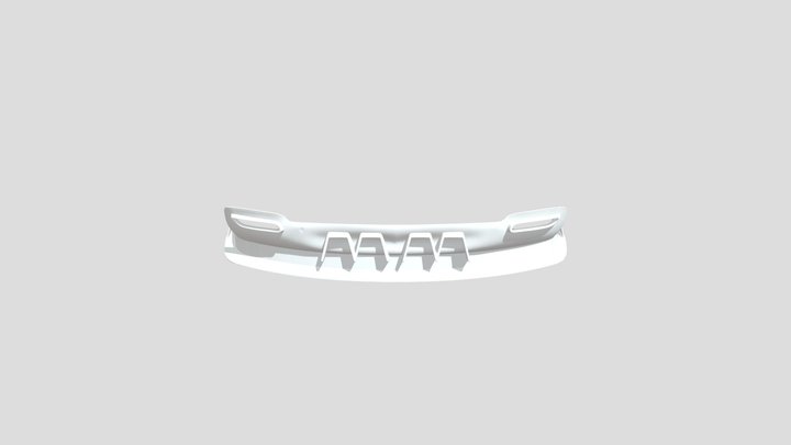 Custom Design BMW F34 Rear Diffuser 1:1 SCALE 3D Model
