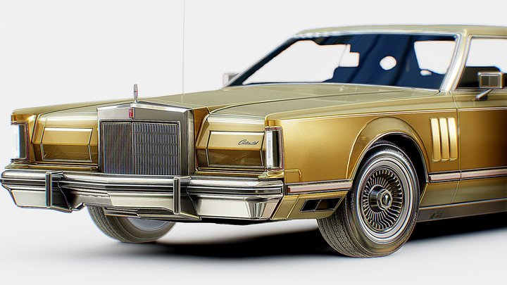 Lincoln Continental Mark V | www.vecarz.com – Gratis 3D-model STL