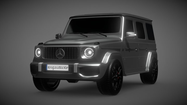 Mercedes G-class 2018 3D Model