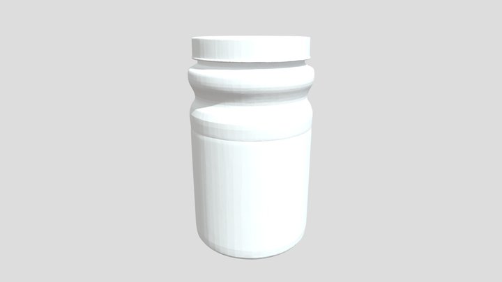 Rf Ghee jar sample 3d model 3D Model