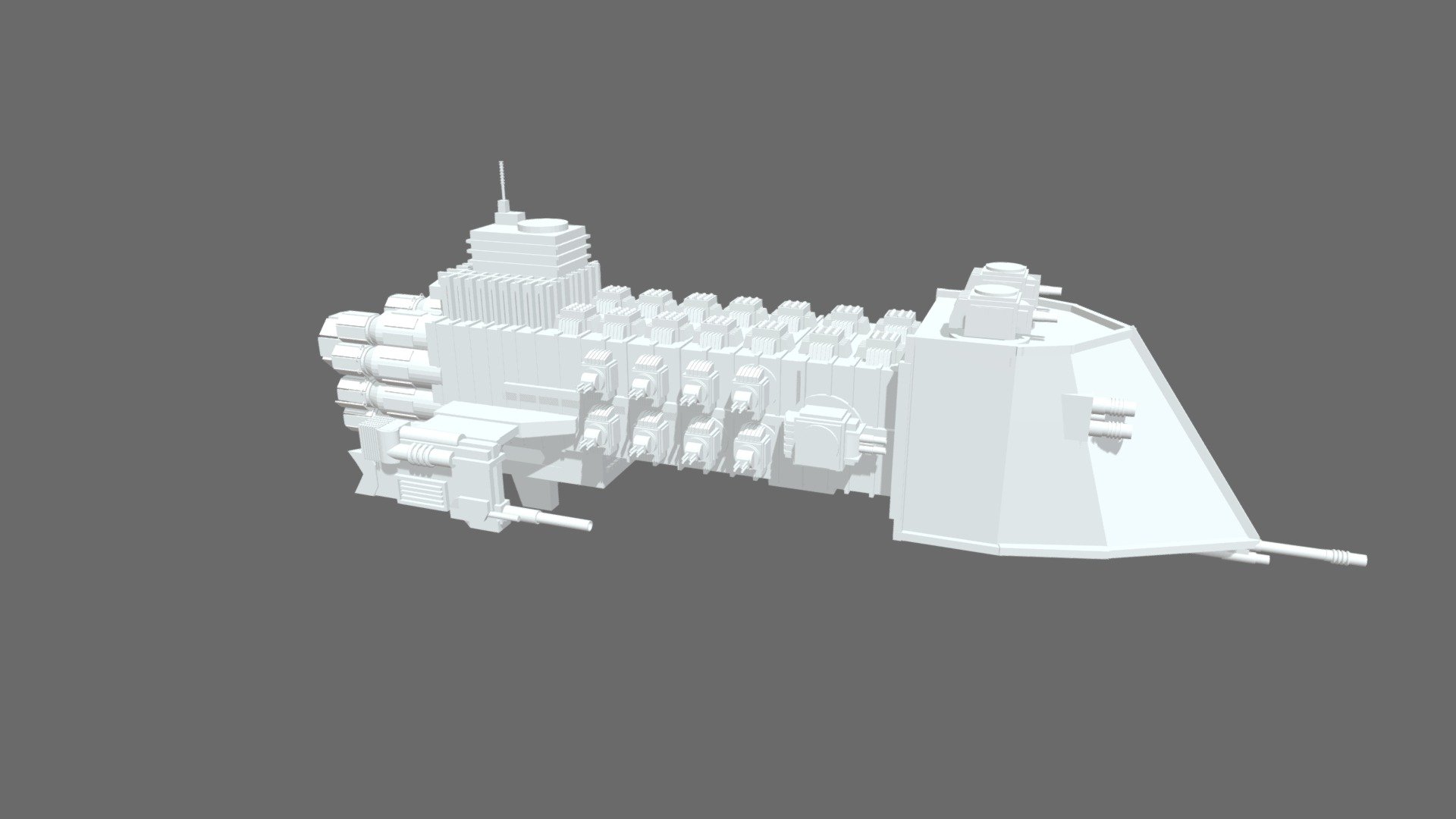 Warhammer ship - Download Free 3D model by tramkar [d3b1794] - Sketchfab