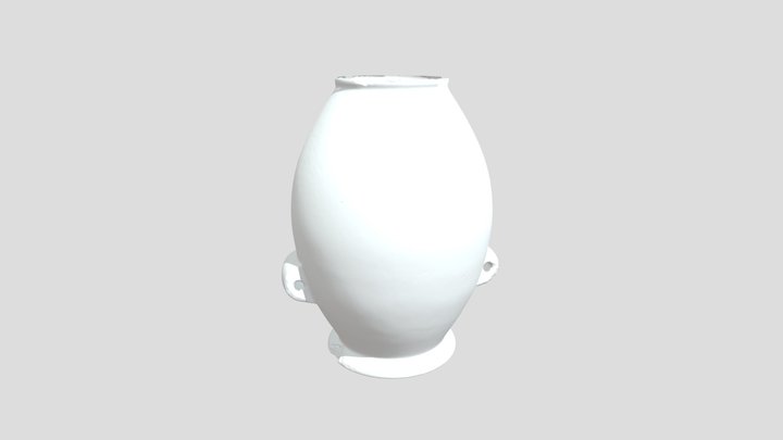 Original Pre-Dynastic Granite Vase 3D Model