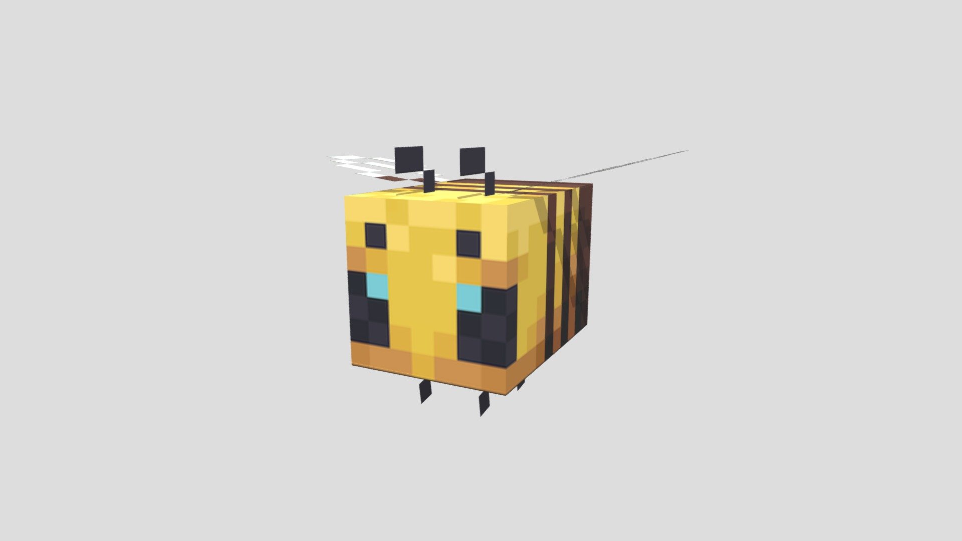 Abeja Minecraft - Download Free 3D model by Gualterosky [d3b24dc ...