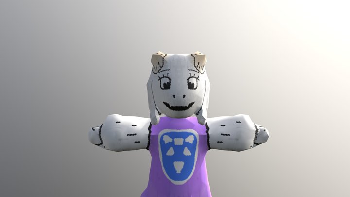 Toriel undertale 3D Model