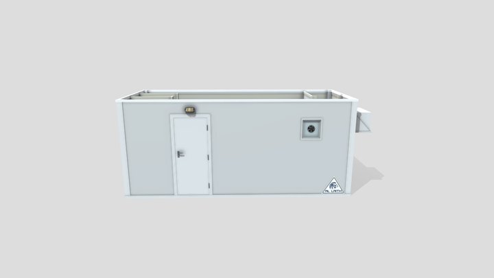 20FT Male Ablution 3D Model