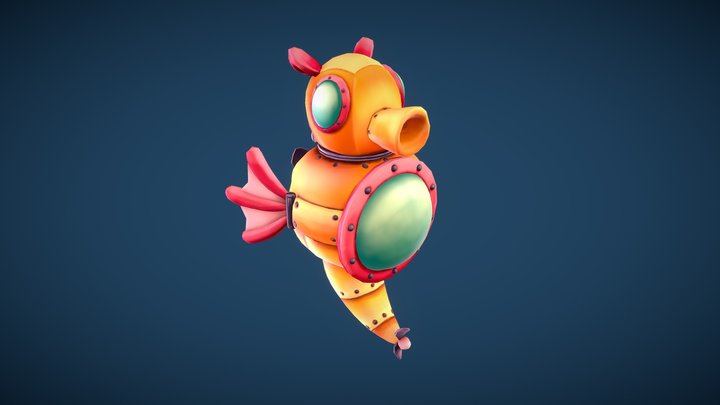 Seahorse Bathysphere 3D Model
