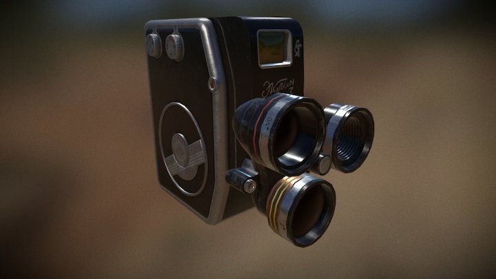 Camera "Экран 3" USSR 1965-1969. 3D Model