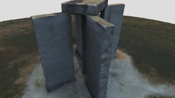 Georgia Guidestones 3D Model