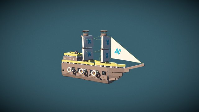 Ship 3D Model
