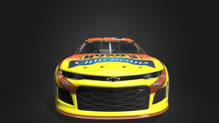 JTG Daugherty Racing 37 Car 3D Model
