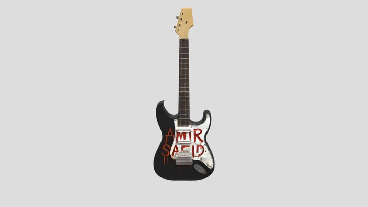 Amir Saeid Electric Guitar 3D Model