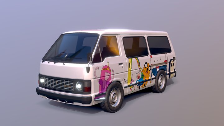 Toyota Van 1982 3D Model