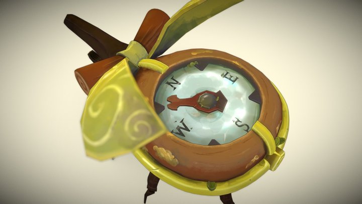 Beetle Compass 3D Model