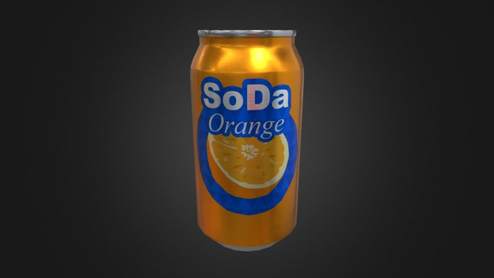 Soda Can (Game Asset) 3D Model