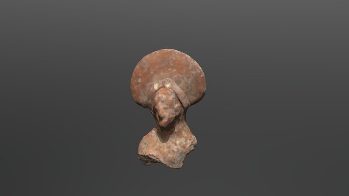 Terracota Figurine Head 3D Model