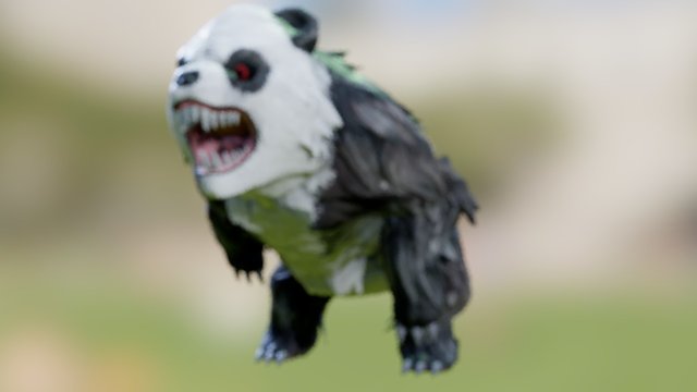 BEARZERKERS Panda 3D Model