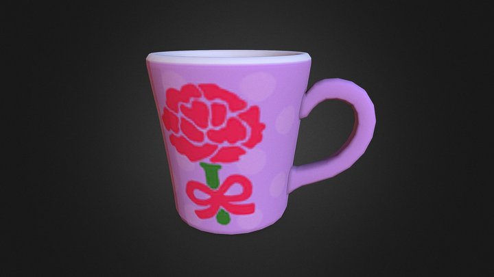 Animal Crossing New Horizons Thank-you Mom mug – Free 3D Model STL