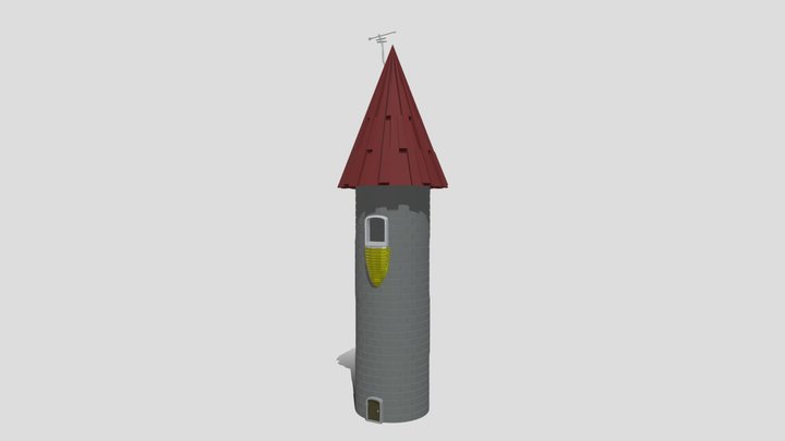 Stone Tower 3D Model