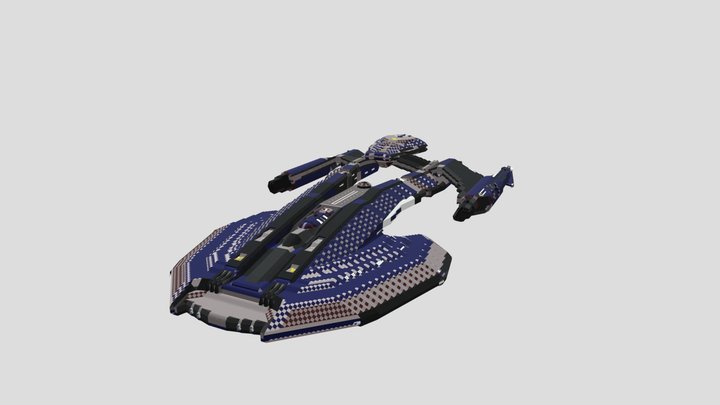 Alita Class - Heavy Escort Carrier - Star Trek 3D Model