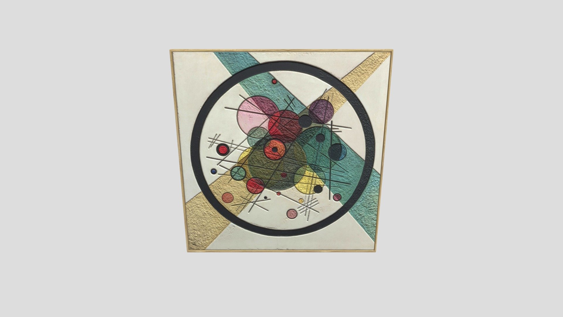 Wassily Kandinsky Circles In A Circle - 3D model by atoga [d3ba34f ...