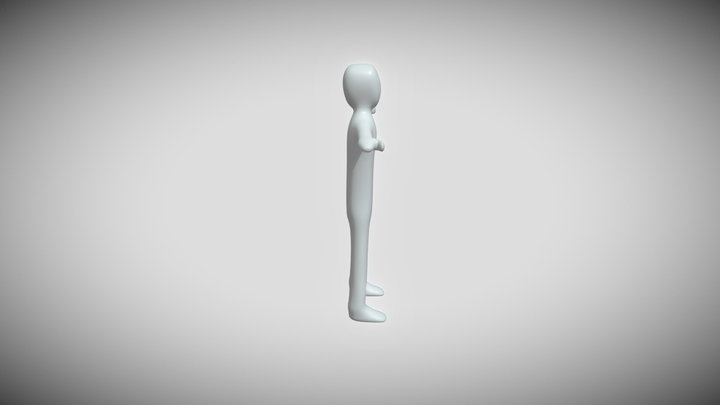 High poly character model 3D Model